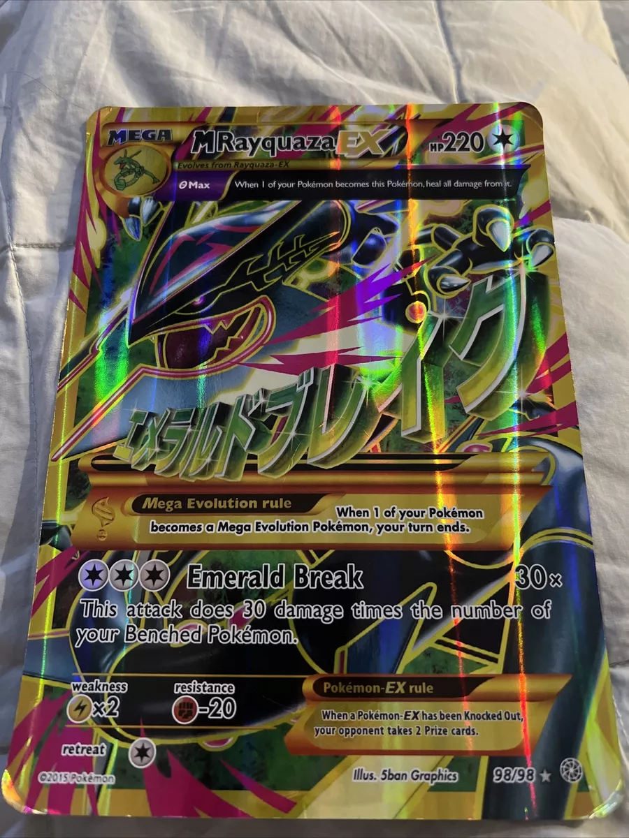 Pokémon TCG Mega-Rayquaza-EX Ancient Origins 98/98 Holo Full Art for sale  online