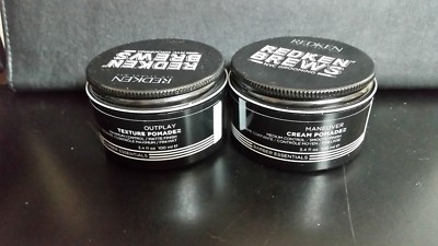2 X  Redken Brews Maneuver Cream Pomade 3.4 fl oz Medium Control Smooth Finish