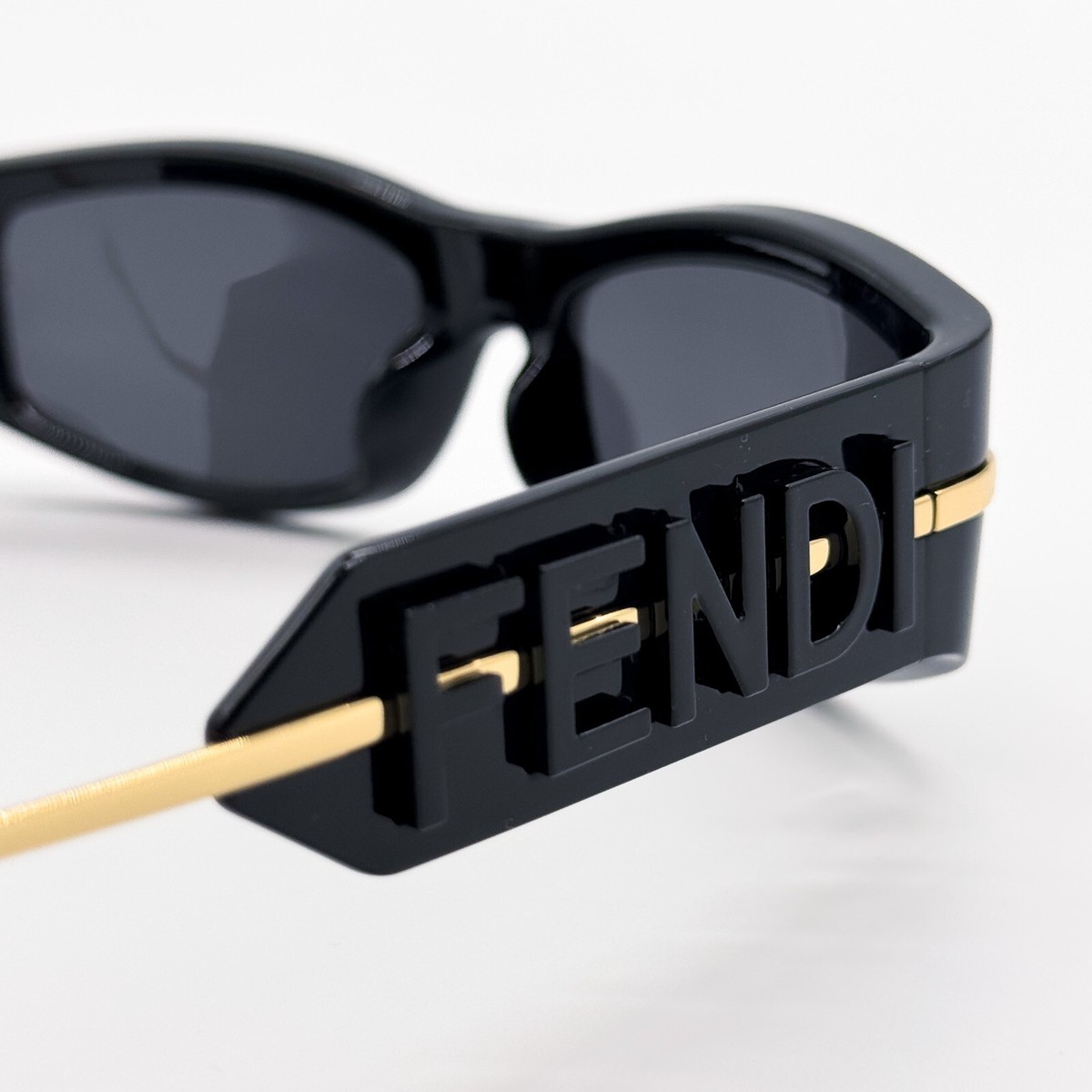 NEW FENDI FE40120I 01A SHINY BLACK WOMEN SUNGLASSES FENDI | eBay display picture 1