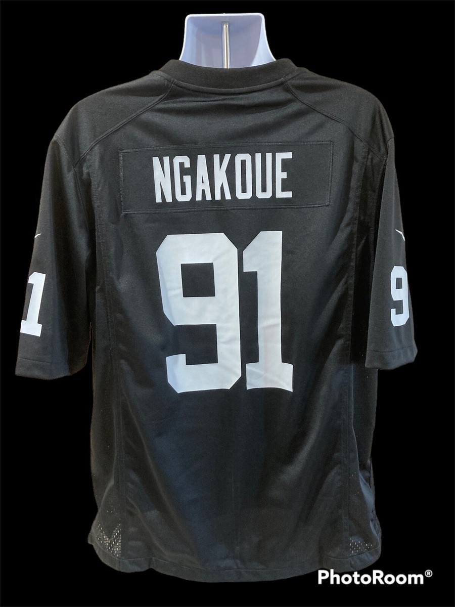 Yannick Ngakoue #91 Las Vegas Raiders NFL Nike On Field Jersey