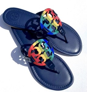 tory burch rainbow slides