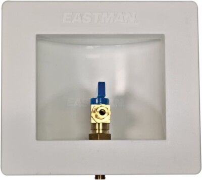 Eastman 1/2 Expansion PEX Plastic Ice Maker Outlet Box Hammer Arrestor  60258