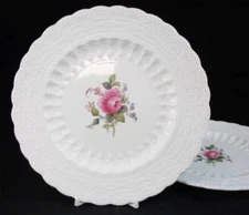 Spode Billingsley Rose Pink Lot of 2 Salad Plates