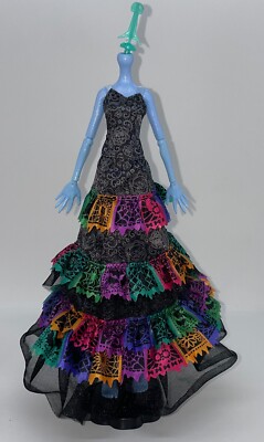 Monster High 2024 Howliday Dia De Muertos Skelita Calaveras Doll Outfit Dress G1