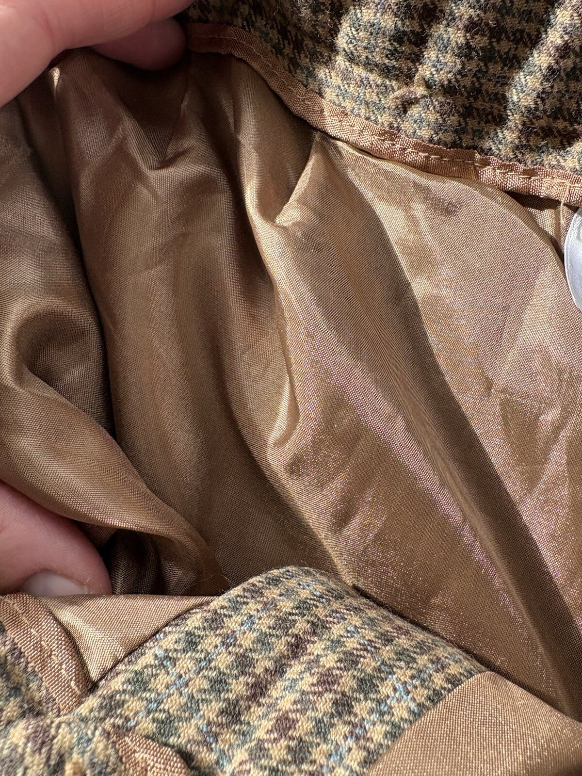 Pendleton Houndstooth Lined Ankle Pants Women's  … - image 8