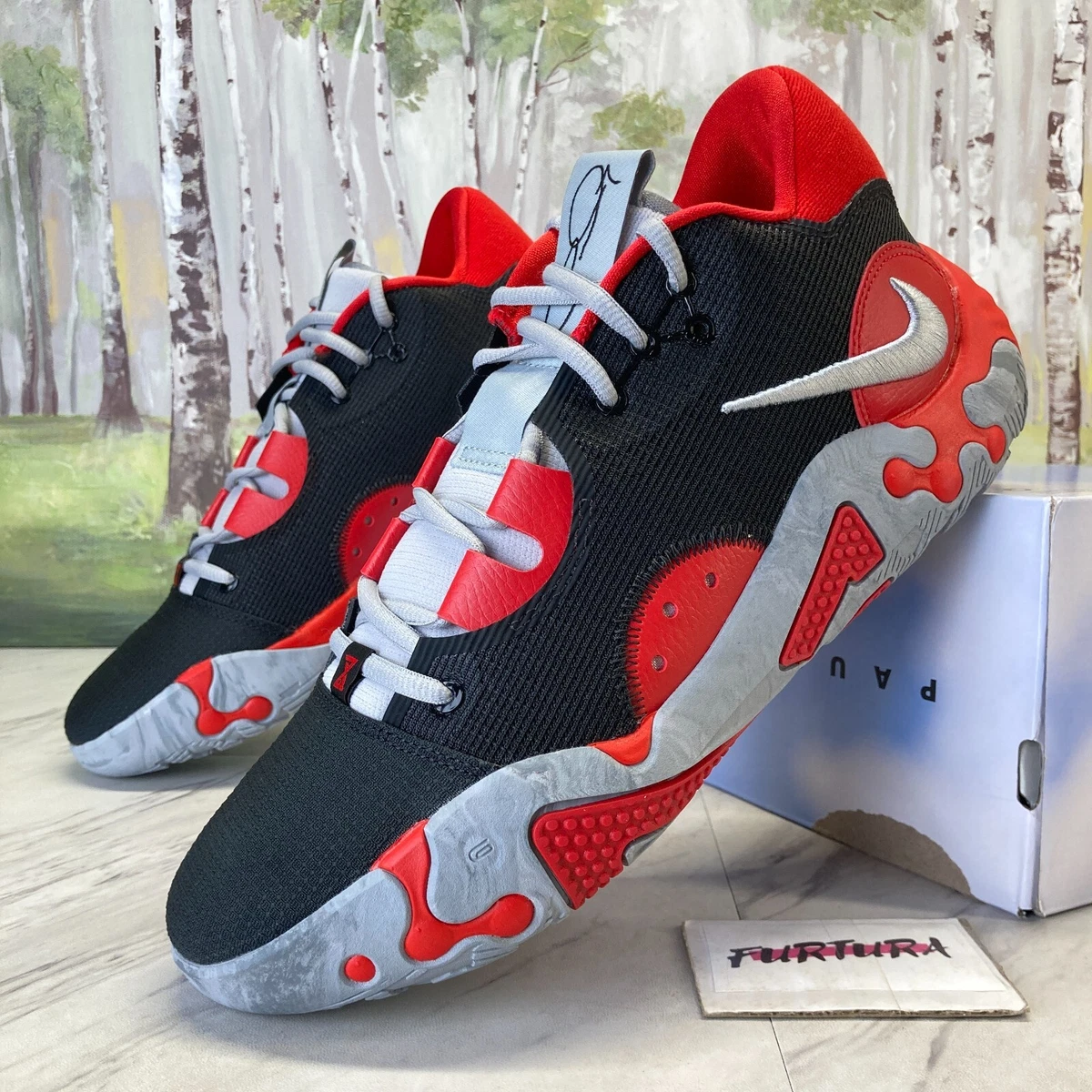Nike PG 6 Bred Black University Red DC1974 003 Men s Size 8 12