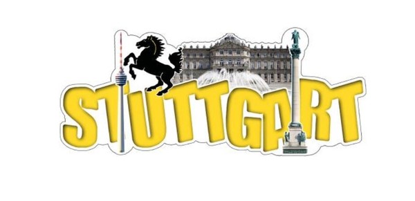 Stuttgart Buchstaben Premium Magnet Aus Poly Souvenir Germany-image