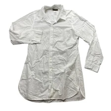 Tommy Bahama Small White Long Sleeve Button Up Blouse Light Stain (see images)