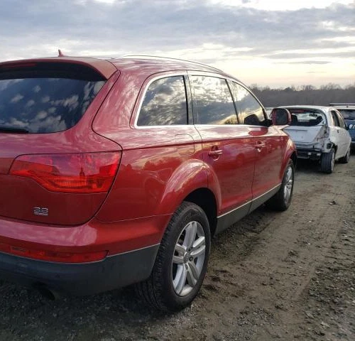 2007-2012 AUDI Q7 RIGHT PASSENGER FRONT DOOR RED, SUPER CLEAN NO MIRROR + PANEL - Image 2 of 2