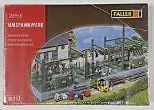 Faller HO # 130958 Transformer Station Kit Brand New Unopened Sealed