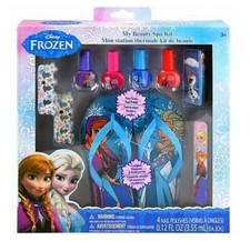 Disney Frozen Anna  Elsa Children's My Beauty Spa 10pc Cosmetic Kit Sandal Nail