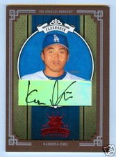 KAZUHISA ISHII 2005 DONRUSS DIAMOND KINGS AUTO #1/1