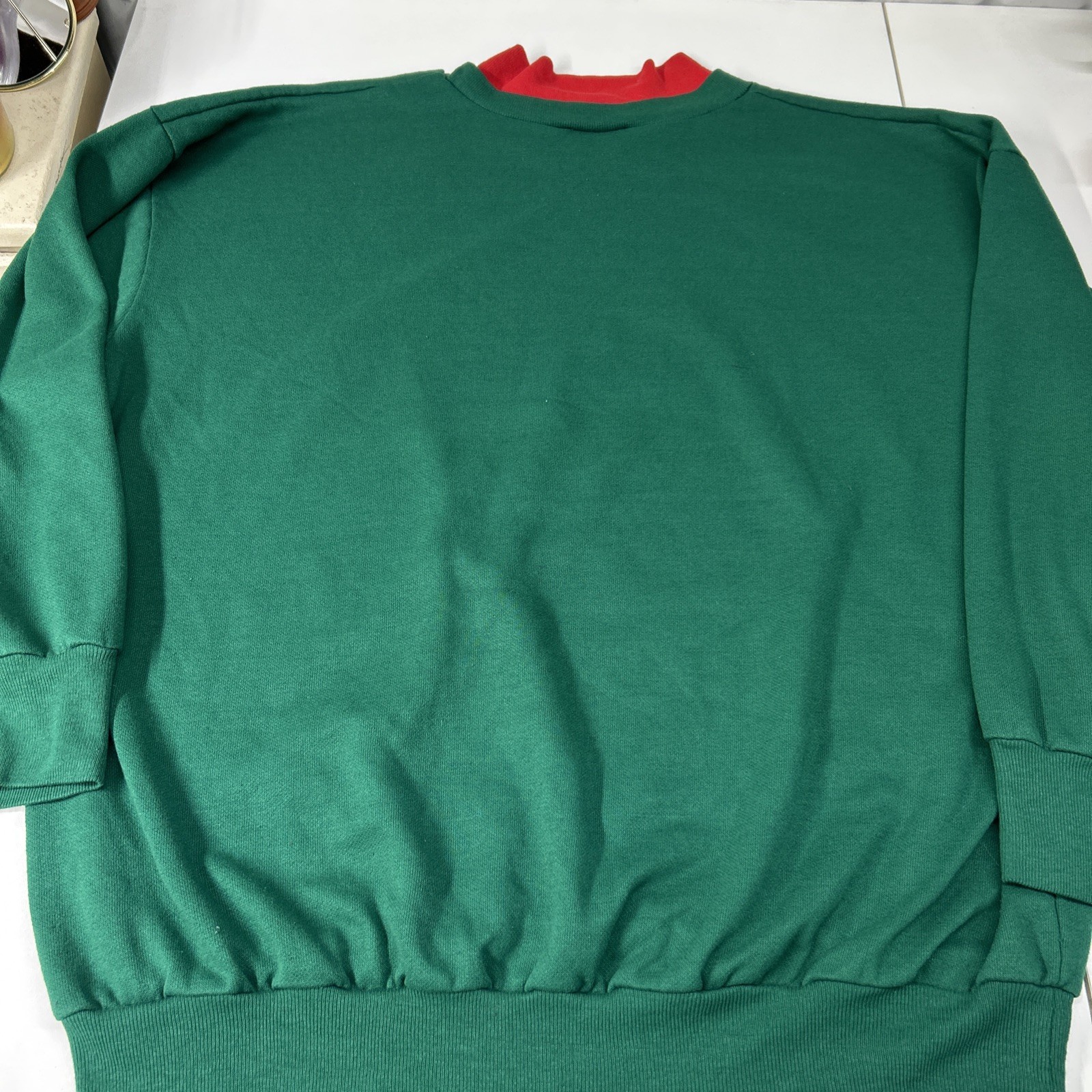 VTG Basic Editions Granny Mock Neck Fall Christma… - image 5