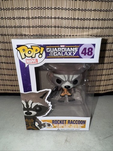 Funko Pop Vinyl Rocket Raccoon #48 Guardians of the Galaxy 2014 Vaulted