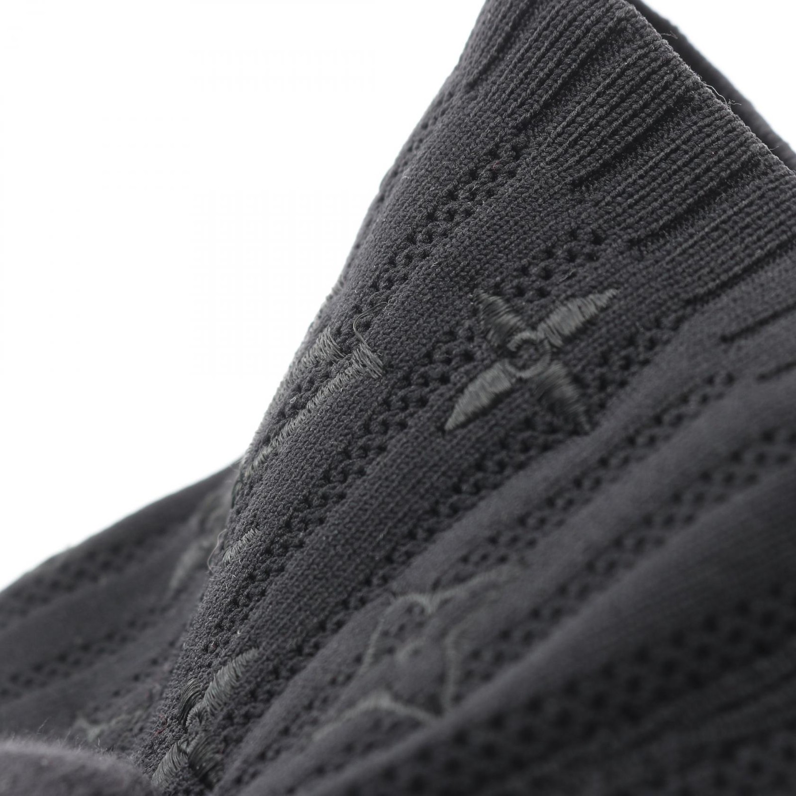 LOUIS VUITTON Silhouette Line Flower Heel Monogram boots Fabric Black Used Women thumbnail 10