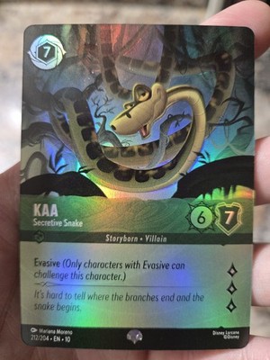 Kaa - Secretive Snake - EPIC - 212/204 Whispers In The Well - Holo