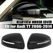 L+R Außenspiegel Spiegelkappen Schwarz Für AUDI TT 8J TT Roadster Coupé RS 06-14