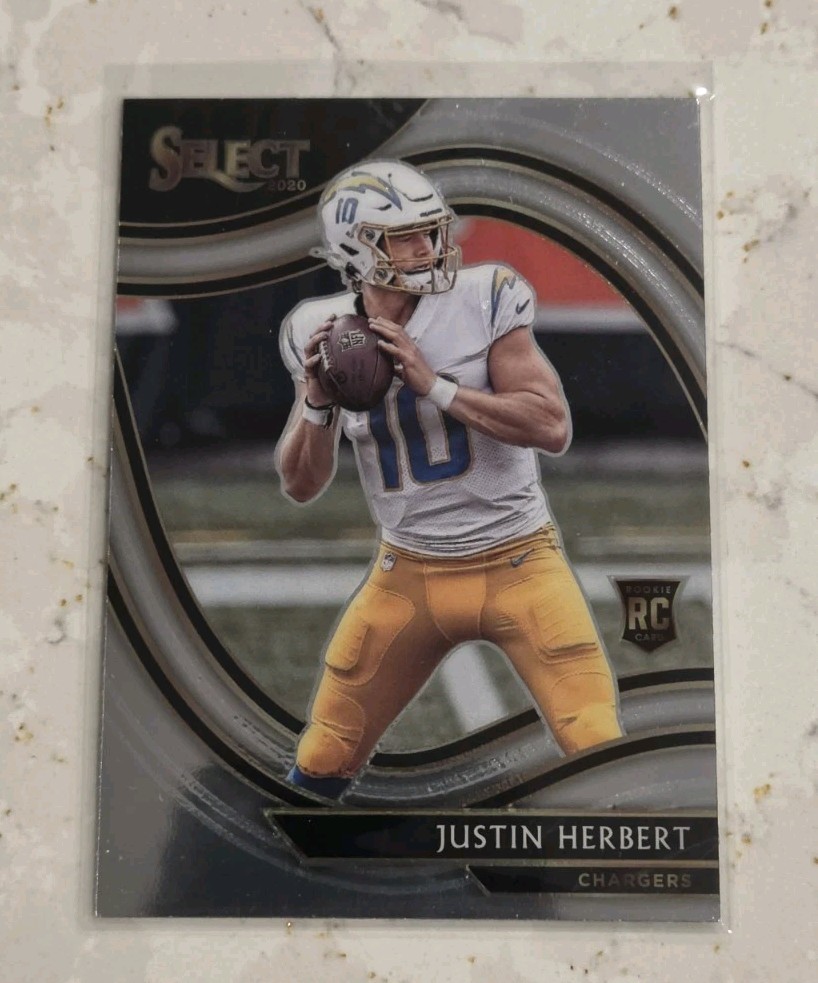 2020 Select Justin Herbert Los Angeles Chargers Field Level RC #344