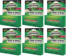 6 Pack Spectracide Japanese Beetle Trap Bag A Bug Replacement Lure Bait 6541692