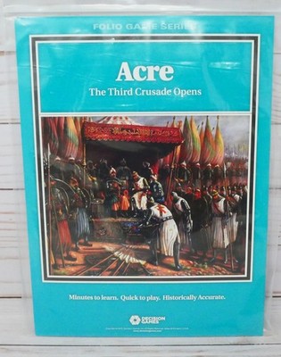 Decision Games Folio Game Series, Medieval Battles, Acre The Third Crusade Opens