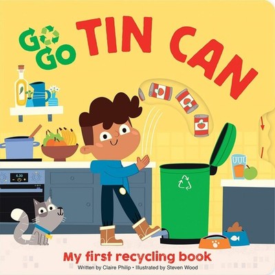 GO GO ECO Tin Can: My First Recycling Book - Interactive Built In Spin Wheel...