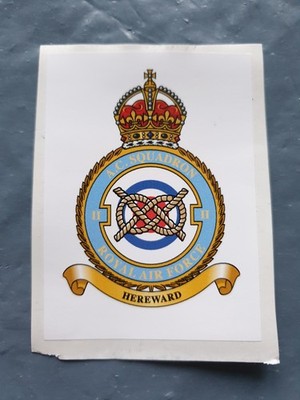 Royal Air Force 2 Squadron Aufkleber Typhoon