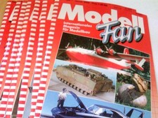 Konvolt: 7 Zeitschriften Modell Fan. Internationales Magazin für Modellbau - 27.