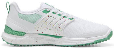 Puma Ignite Elevate API 311276-01 Green Rosso Corsa Men Spikeless Golf Shoes