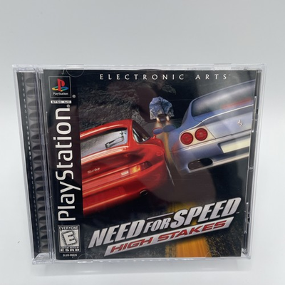 #ad #ad Need for Speed High Stakes PS1 PlayStation 1 Complete CIB Reg Card Black Label $44.95