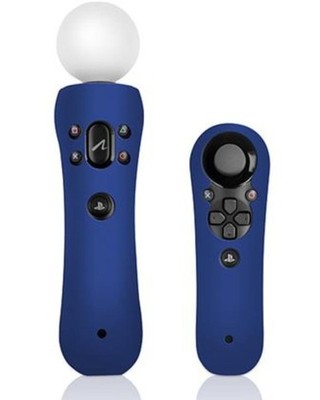 Set Silikon Skin Schutz-Hülle für Sony PS Move Motion VR Controller PS3 PS4 PS5
