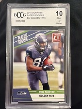 2010 Donruss Rated Rookie - Golden Tate #42 (RC)