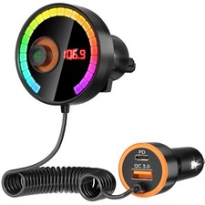 Car Bluetooth FM Transmitter, Wireless Radio Car Adapter Design for Air Vent ...