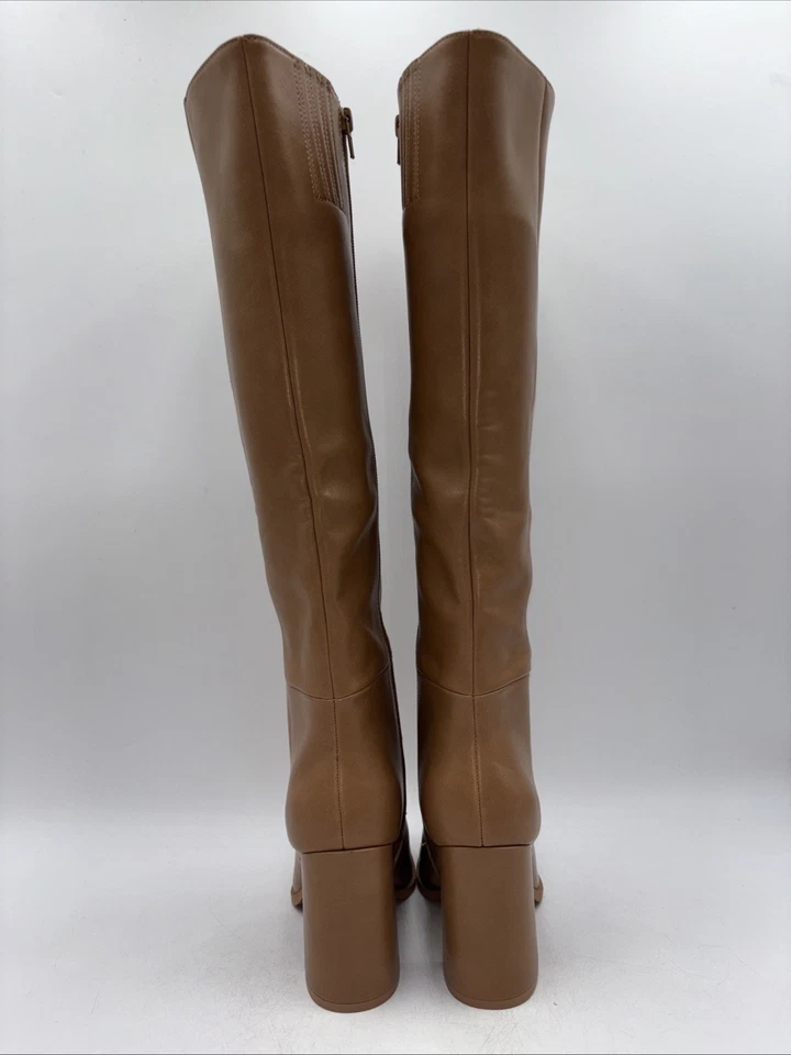 Call It Spring Women's Nadiah Knee High Boot Tan Faux Leather Size 7.5 N - Image 4 of 4
