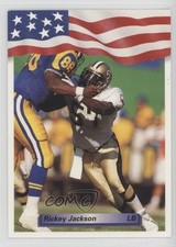 1992 All World Rickey Jackson #187 HOF sq1