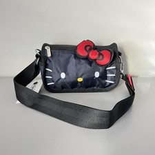 Lesportsac Hello Kitty Black Small Everyday Bag NWT
