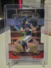 2023 Panini Select Tyson Bagent #18 Black and Red Prizms Die Cuts Chicago 31J