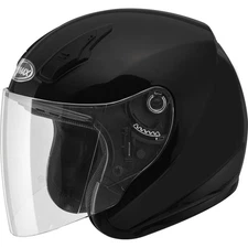 GMax Black OF17 Open Face Helmet ( Size M / Medium ) G317025N