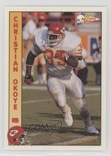 1992 Pacific Christian Okoye #139 0q1p