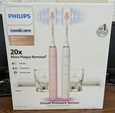 PHILLIPS SONICARE DIAMOND CLEAN SMART POWER TOOTHBRUSH 2PC SET SEE DESCRIPTION