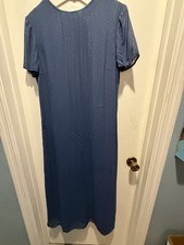 Women’s Casual Midi dress By Talbots, Blue, Size 8