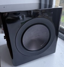 MONITOR AUDIO Radius 380 Subwoofer -Gloss Black Used Good Condition