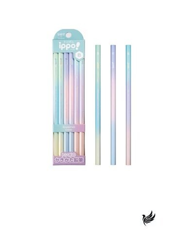 Writing Pencil Ippo! B Gradient Color 1 Dozen Kb-kub01-b