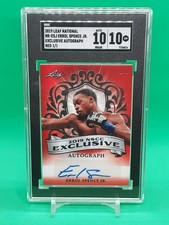 2019 LEAF NSCC AUTO: ERROL SPENCE JR. #1/1 Auto RED SGC 10/10