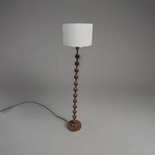 Dark Wood Floor Lamp 65” Dining Room Light Living Room Floor Lamp