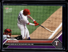 Mitch Garver - 2023 MLB Topps Now #19 Purple 01/25 Parallel Texas Rangers