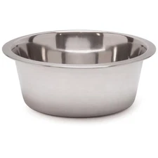 Pet Standard Weight Stainless Steel Bowls for Dogs, Cats, Puppies, Kittens, F...