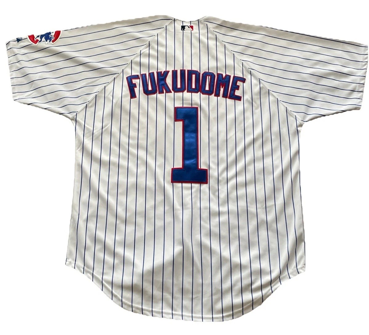 Vintage Majestic Chicago Cubs MLB Jersey #1 Kosuke Fukudome Men's
