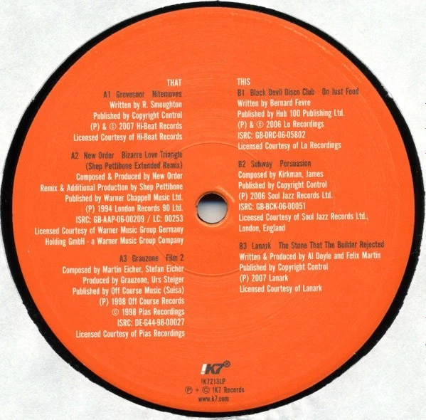 Hot Chip - DJ-Kicks (Mixed by , 2007) - VINYL RECORD - Great Xmas pressie - Image 3 of 4