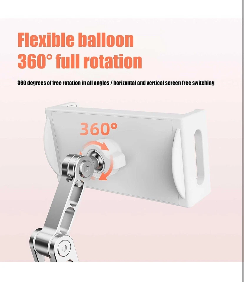 Fluffy Soft Pillow Phone Tablet Holder Stand for Bed Reading iPad Video Watching - Image 4 of 4