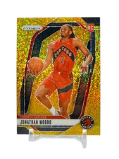Jonathan Mogbo 2024-25 Panini Prizm NBA Gold Sparkle Rookie /24, Raptors #260